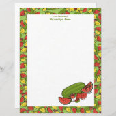 Slice of Sunshine Framed Red Unlines紙シート (正面/裏面)