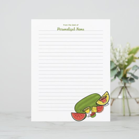 Slice of Sunshine Red & Yellow Lined紙 (スタンド正面)