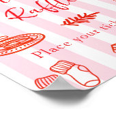 Slice Slice Baby Diaper Raffle Baby Shower ポスター (角)