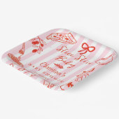 Slice Slice Baby Italian Baby Shower Paper Plate ペーパープレート (傾斜あり)