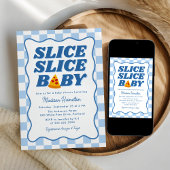 Slice Slice Baby Italian Pizza Baby Shower 招待状