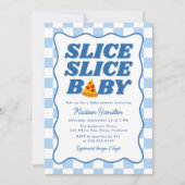 Slice Slice Baby Italian Pizza Baby Shower 招待状 (正面)