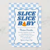 Slice Slice Baby Italian Pizza Baby Shower 招待状 (正面/裏面)