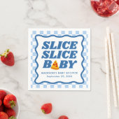 Slice Slice Baby Pizza Baby Shower スタンダードカクテルナプキン (インサイチュ)
