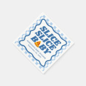 Slice Slice Baby Pizza Baby Shower スタンダードカクテルナプキン (角)