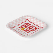 Slice Slice Baby Pizza Baby Shower ペーパープレート (傾斜あり)