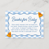 Slice Slice Baby Pizza Baby Shower Books for Baby エンクロージャーカード (正面)