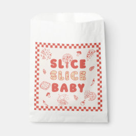 Slice Slice Baby Pizza Hand Drawn Baby Shower フェイバーバッグ