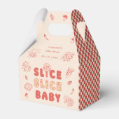 Slice Slice Baby Pizza Hand Drawn Baby Shower フェイバーボックス (裏面サイド)