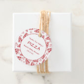 Slice Slice Baby Shower Italian Pizza Thank You フェイバータグ (インサイチュ)