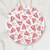 Slice Slice Baby Shower Italian Pizza Thank You フェイバータグ (裏面)