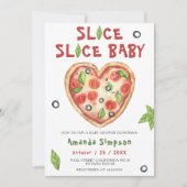 Slice, Slice Baby - Watercolor baby shower 招待状 (正面)