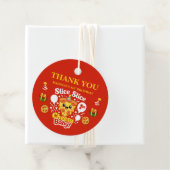 Slice Slice Cheesy Baby Pizza 1st Birthday フェイバータグ (インサイチュ)