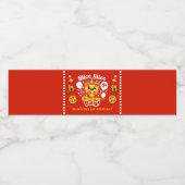 Slice Slice Cheesy Baby Pizza 1st Birthday ペットボトルラベル (シングルラベル)