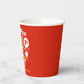 Slice Slice Cheesy Baby Pizza 1st Birthday 紙コップ (左)