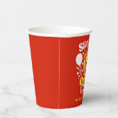 Slice Slice Cheesy Baby Pizza 1st Birthday 紙コップ (右)