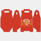 Slice Slice Cheesy Baby Pizza 1st Birthday Large フェイバーボックス (見開き)