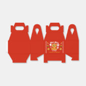 Slice Slice Cheesy Baby Pizza 1st Birthday Small フェイバーボックス (折り畳みなし)