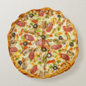 Sliced Pizza ラウンドクッション (裏面)