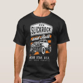 Slickrock and Roll Moab Utah Offroad Rock Crawler Tシャツ (正面)