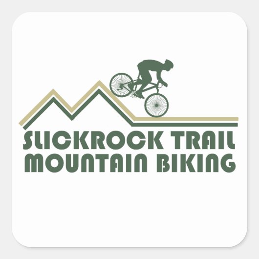 Slickrock Trail - マウンテンバイク スクエアシール (正面)