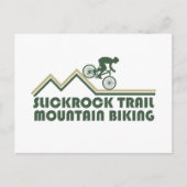 slicrockトレイルmtbマウンテンバイク シーズンポストカード (正面)