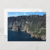 Slieveリーグ崖、郡ドニゴール、アイルランド ポストカード (正面/裏面)