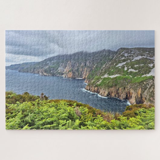 Slieve League Cliffs, Donegal, Ireland ジグソーパズル (横)
