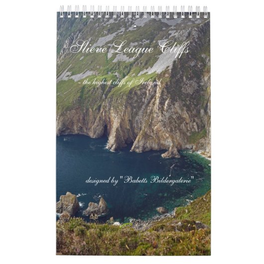 Slieve League Cliffs Ireland Kalender カレンダー (裏面)