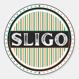 Sligo City Pride Emblem – Irish Identity ラウンドシール