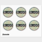 Sligo City Pride Emblem – Irish Identity ラウンドシール (シート)