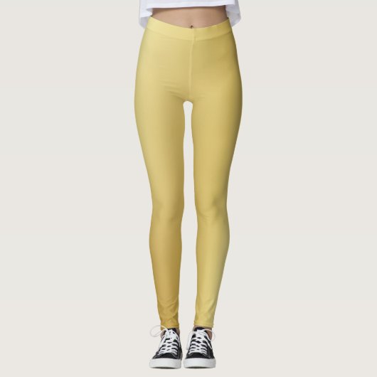 Slim Look Soft Gold Gradient レギンス (正面)
