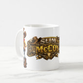 Slim McCoy - Cowboy コーヒーマグカップ (正面左)