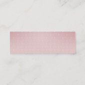 Slim Pink Business Card スキニー名刺 (裏面)