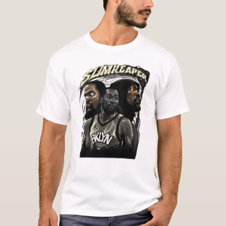 Slim Reaper BKLYN Basketball Illustration Tシャツ