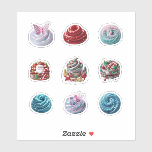 slimes beautiful fairy mermaid halloween and chris シール (シート)