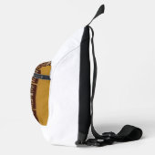 Sling Bag with Unique Gold Design スリングバッグ (右)