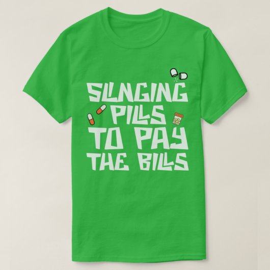 Slinginx27ピル薬局おもしろい技術認定Pha Tシャツ (デザイン正面)