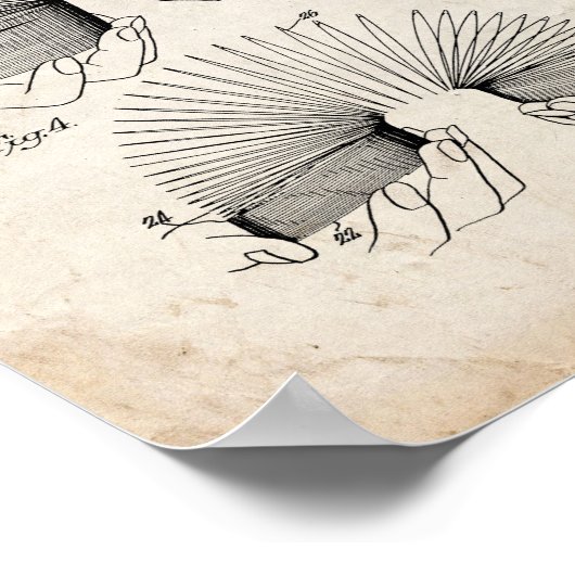 Slinky特許 – 古い外観 ポスター (角)