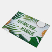 SLIPPAHS HERE MAHALO - スリッパ - ドアマット ラグ (アングル)