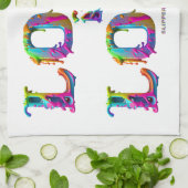 Slipperyジョーの愛は愛スプレー絵を描ゲイプライドc キッチンタオル (折り畳み)