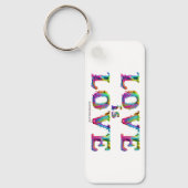 Slipperyジョーの愛は愛スプレー絵を描ゲイプライドc キーホルダー (正面)