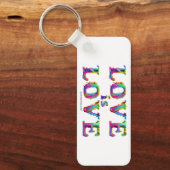 Slipperyジョーの愛は愛スプレー絵を描ゲイプライドc キーホルダー (正面)