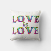 Slipperyジョーの愛は愛スプレー絵を描ゲイプライドc クッション (正面)