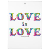 Slipperyジョーの愛は愛スプレー絵を描ゲイプライドc クリップボード (裏面)