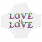 Slipperyジョーの愛は愛スプレー絵を描ゲイプライドc サッカーボール (フラット)