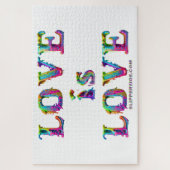 Slipperyジョーの愛は愛スプレー絵を描ゲイプライドc ジグソーパズル (縦)