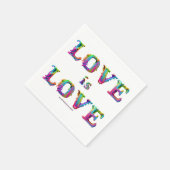 Slipperyジョーの愛は愛スプレー絵を描ゲイプライドc スタンダードカクテルナプキン (角)