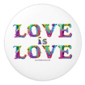 Slipperyジョーの愛は愛スプレー絵を描ゲイプライドc セラミックノブ (正面)