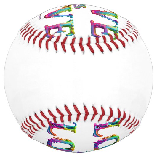 Slipperyジョーの愛は愛スプレー絵を描ゲイプライドc ソフトボール (裏面)